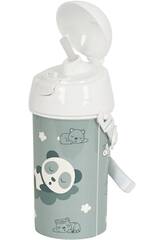 Bouteille 500 ml. Ouverture automatique avec paille par Safta 342358899