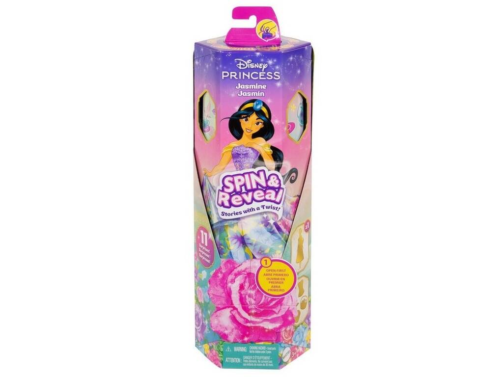 Disney Princesse Jasmine Poupée Spin And Reveal de Mattel HXC23