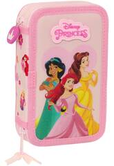 Disney Princess Summer 28 Pieces Double Pencil Case by Safta 412480854