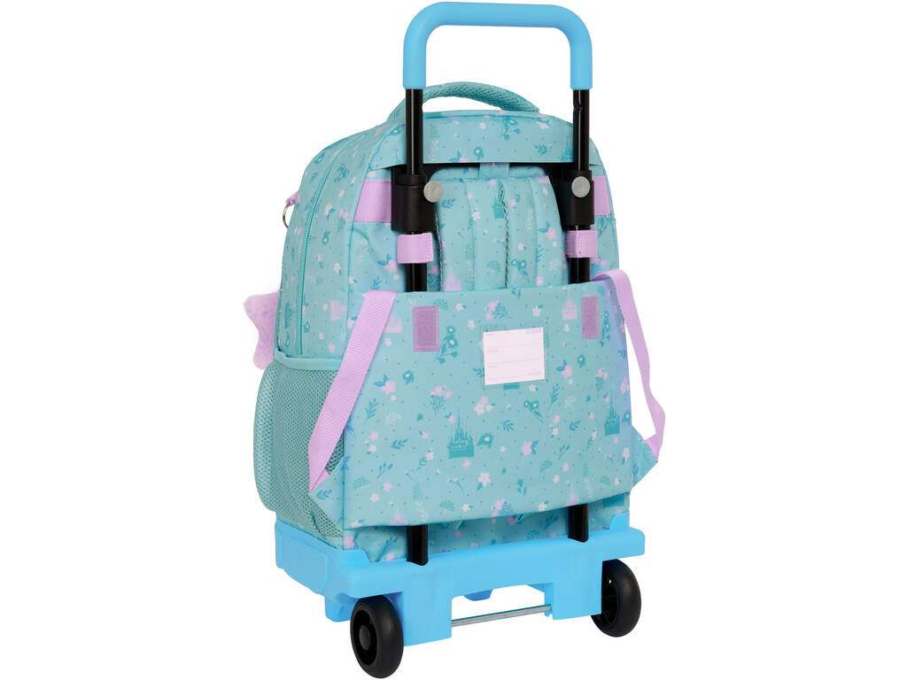 Safta Zaino Con Ruote Frozen Cool Days - Compatto Evoluzione - 33x22x45 Cm - Rimovibile, Leggero, Con Carrello Silenzioso - Qualità Ufficiale Garantita