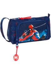 Portatodo Con Bolsillo Desplegable Vaco Spiderman Hero de Safta 412443917