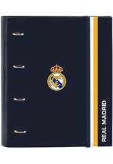 Carpeta 4 Anillas 35 mm con Recambio Real Madrid 1 Equipacin de Safta 512354666