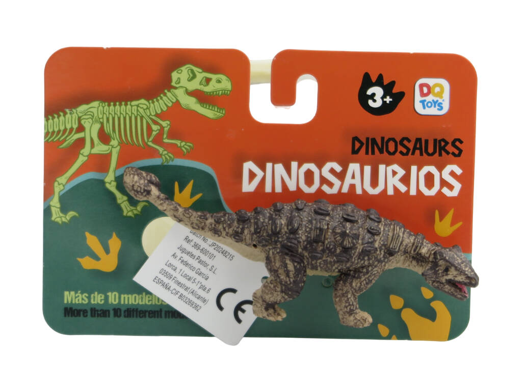 Figurine de dinosaure Ankylosaurus 12 cm.