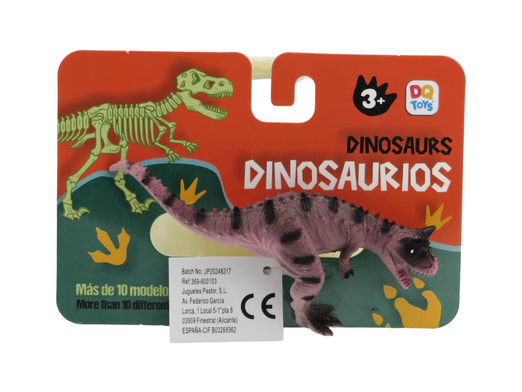 Dinosaurios Figura Carnotaurus de 12 cm.