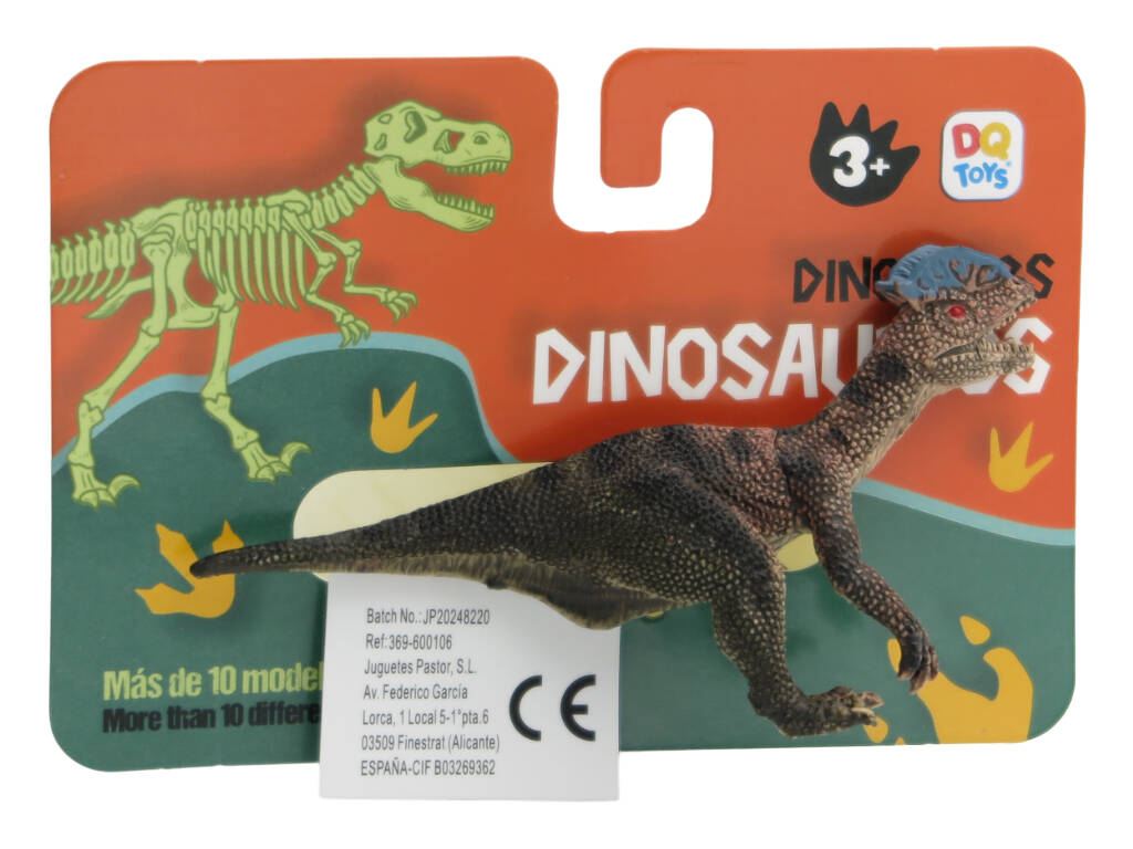 Figurine de dinosaure Dilophosaurus 12 cm.