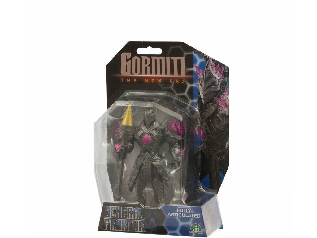 Gormiti The New Era Figura de 15 cm Villano con Arma Famosa GRV21000