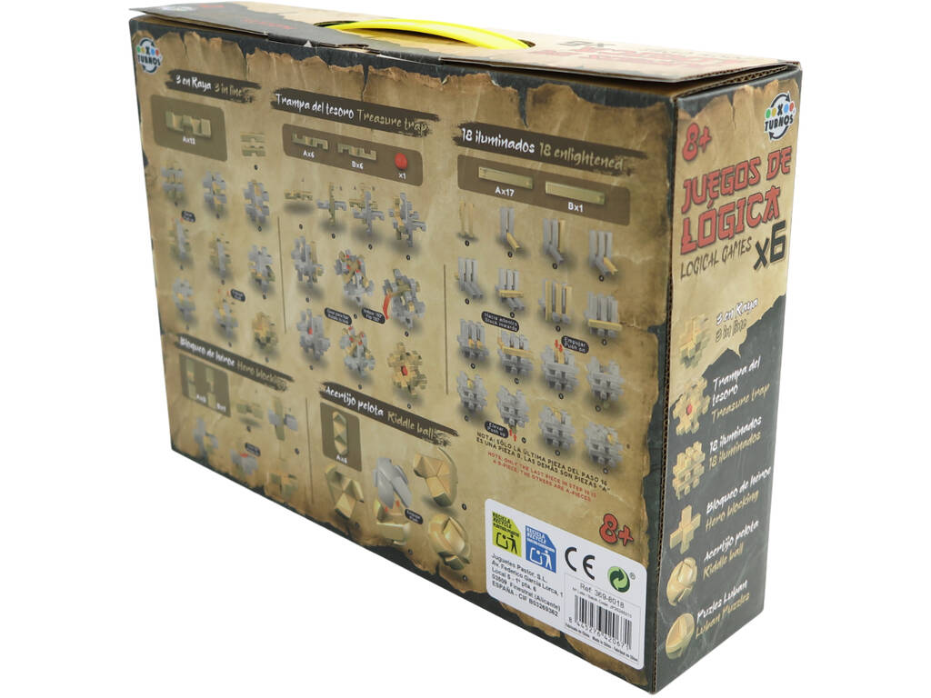 Jeux de logique Set 6 Puzzles 3D