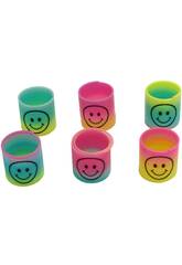 Lot de 6 mini jouets de fte Rainbow Springers