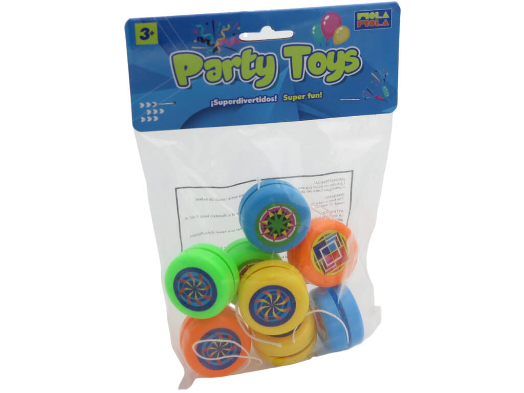 Pack mit 8 Yoyos Party Toys