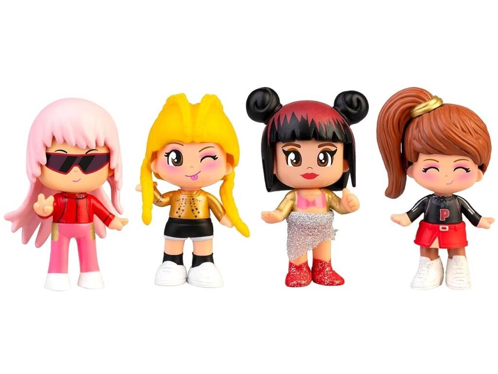 Pinypon Super Star Maleta com 4 Figuras Exclusivas e 10 Acessórios Famosa PNY72000