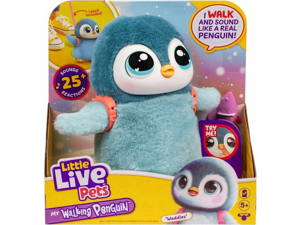 Little Live Pets Mon pingouin qui marche Famosa LP600000