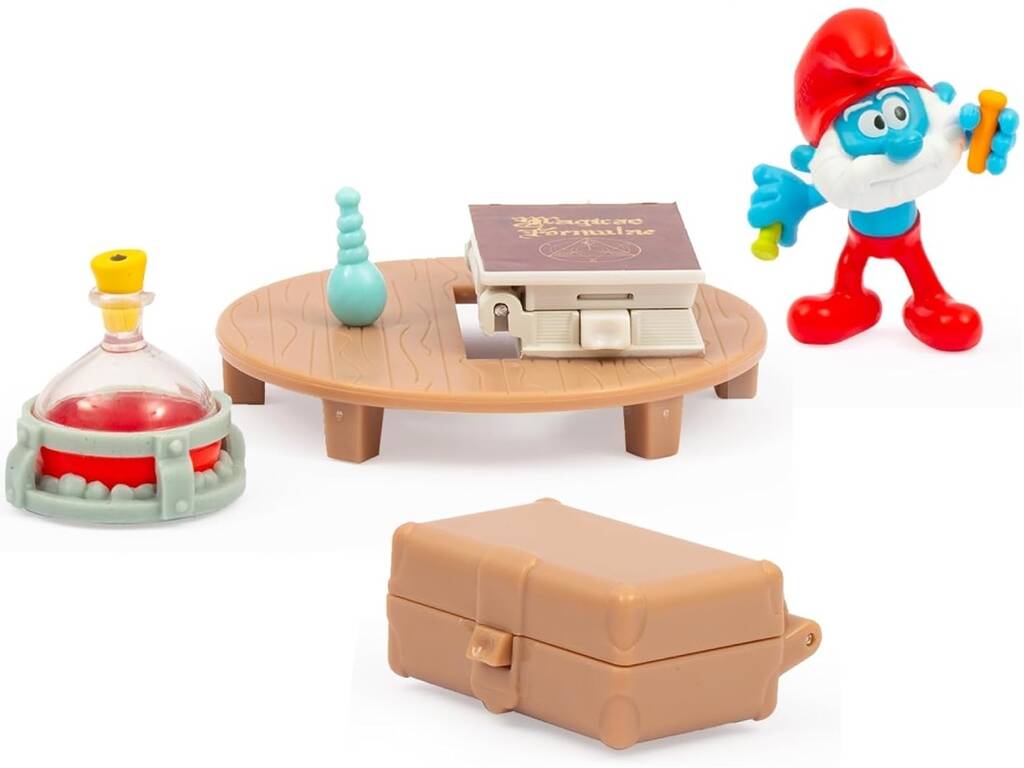 Jeu des Schtroumpfs avec figurine Famosa PUF18000