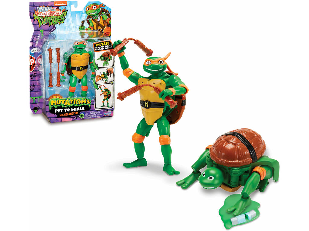 Tortues Ninja Mutations Figure Transformable Famosa TU838000