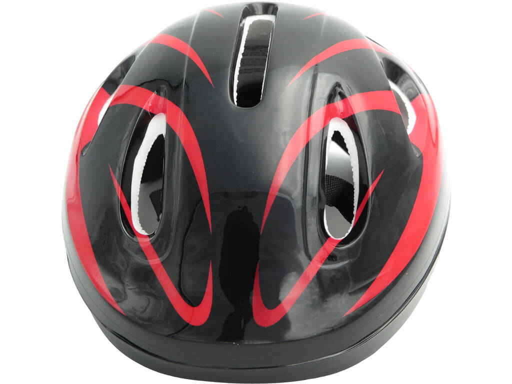 Multisport-Helm X-Treme Schwarz und Rot für Kinder Größe M