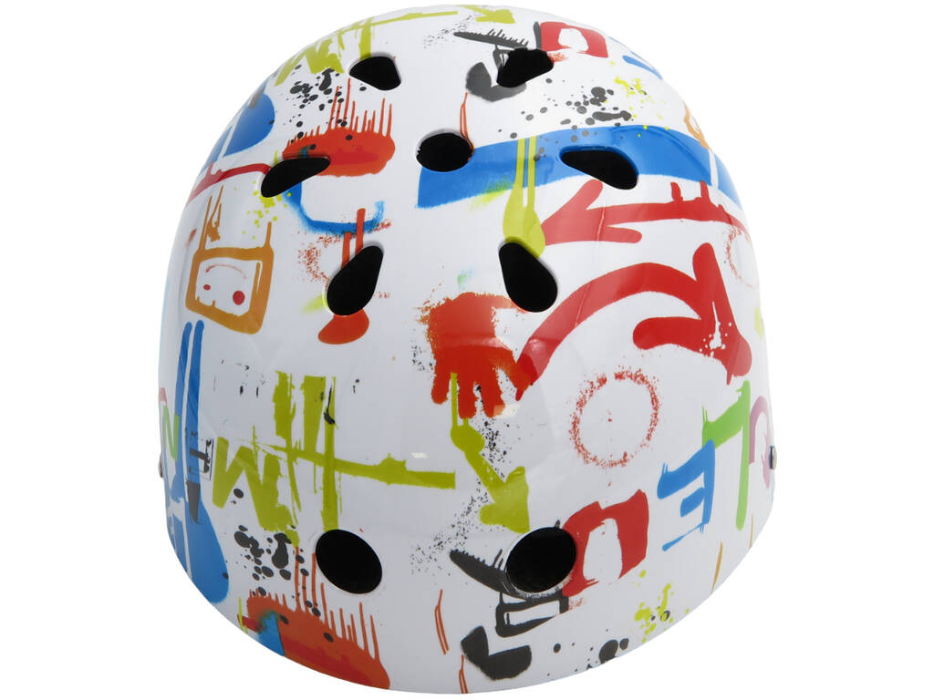 Casco sportivo multisport Graffiti per adulti taglia L