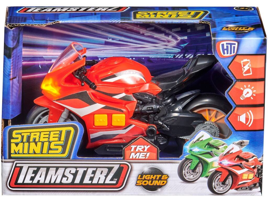 Mini moto Teamsterz avec lumières et sons HTI 1417572