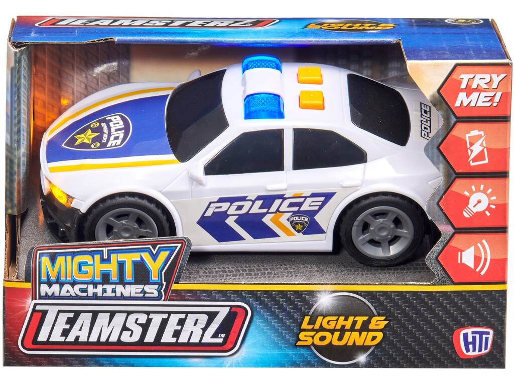 Teamsterz Coche Policía con Luces y Sonidos HTI 1417454