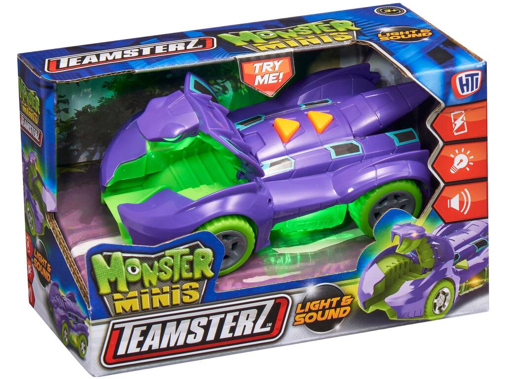 Teamsterz veicolo Monster Mini Cobra con luci e suoni HTI 1417456