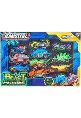 Teamsterz Pack con 10 Vehculos Metal Beast Machines HTI 1417435