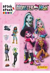 Livre d'autocollants Stick & Stack Monster High Panini