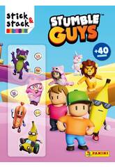 Livre d'autocollants Stick & Stack Stumble Guys Panini