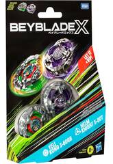 Beyblade X Pack 2 trottole senza lanciatore