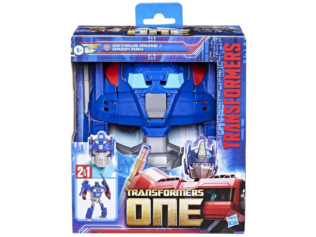 Transformers One Optimus Prime Máscara 2 en 1 Hasbro F9182