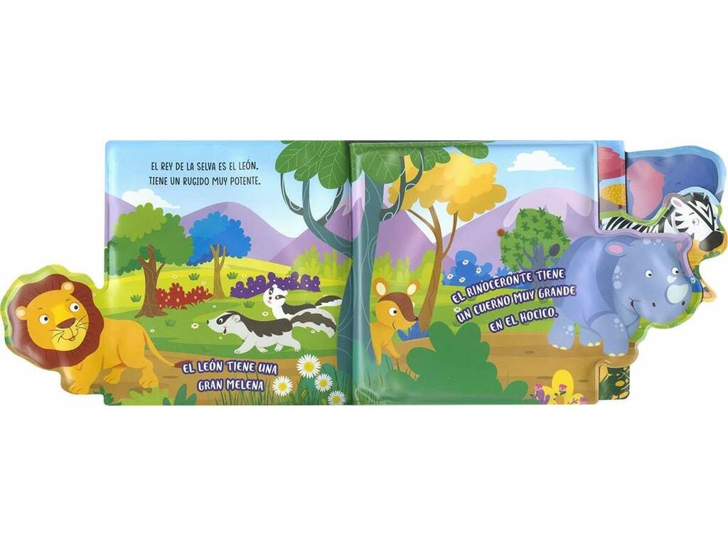 Livre de bain sur les animaux sauvages