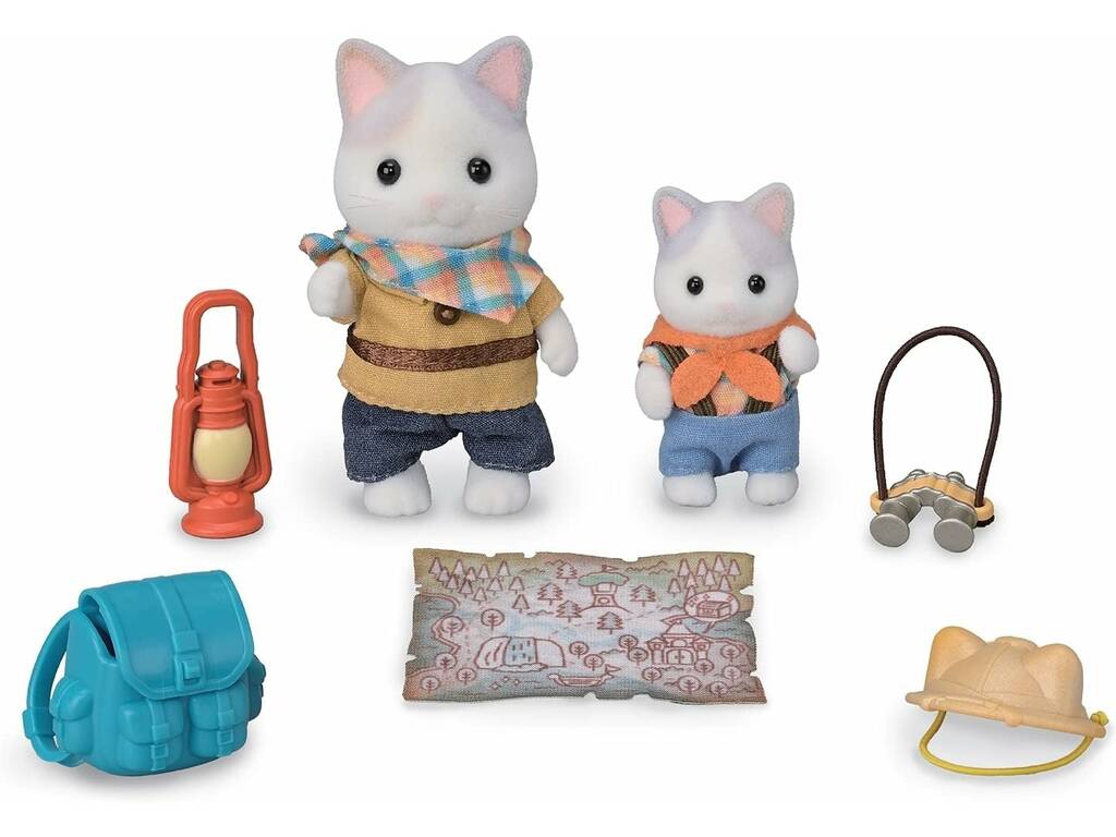 Sylvanian Families Set Exploradores Hermanos Gato Latte de Epoch para imaginar 5763