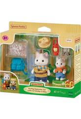 Sylvanian Families Set Exploradores Irmos Gato Latte de Epoch para imaginar 5763