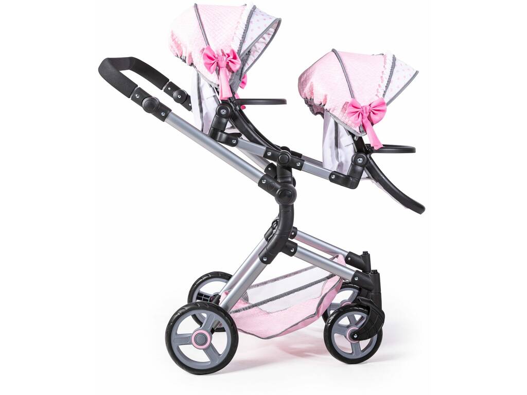 Carro de Muñecas Bebé Paseo Twin Neo Reig RER26221