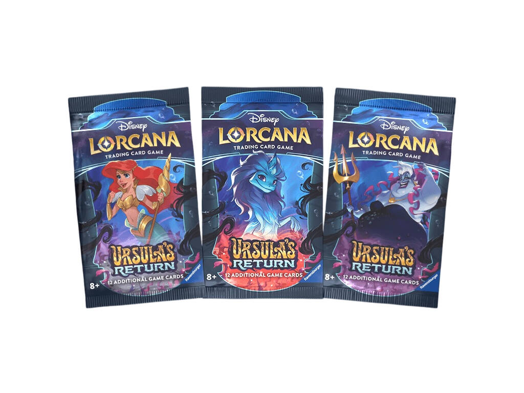 Disney Lorcana TCG Sobre con 12 Cartas Ursula’s Return