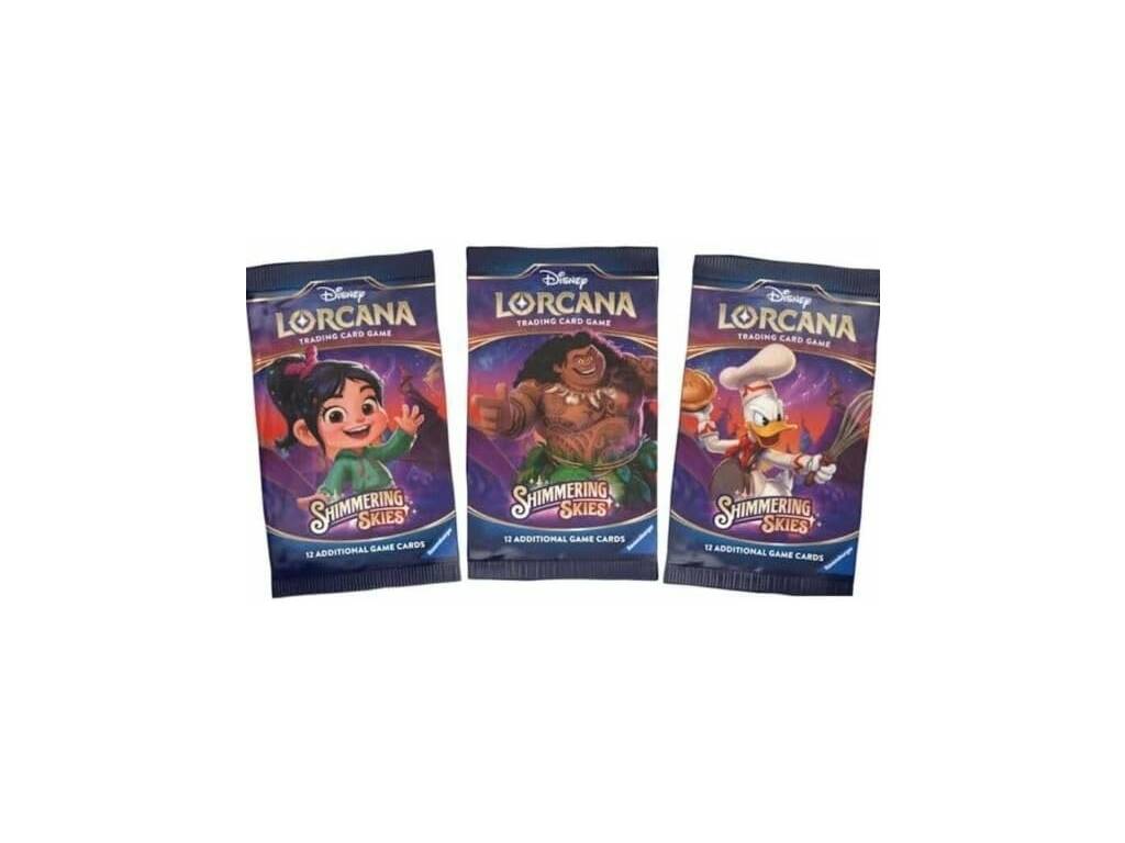 Disney Lorcana TCG Sobre con 12 Cartas Shimmering Skies