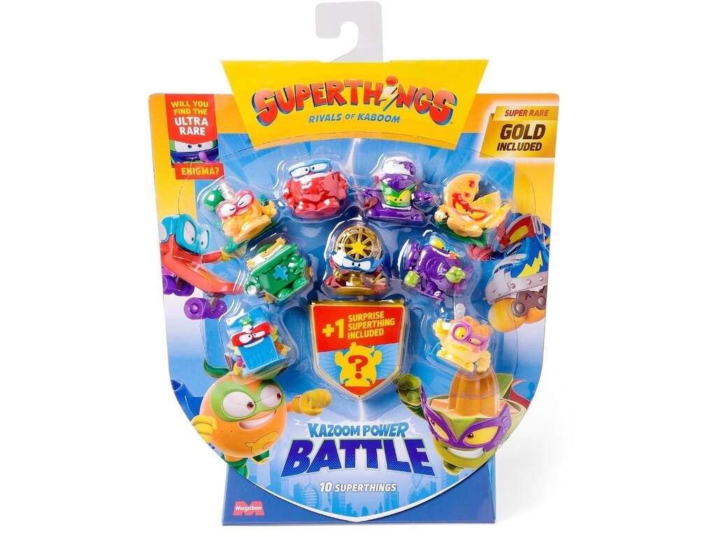 SuperThings Rivals Of Kaboom Kazoom Power Battle Pack mit 10 Figuren Magic Box PST15B016IN00