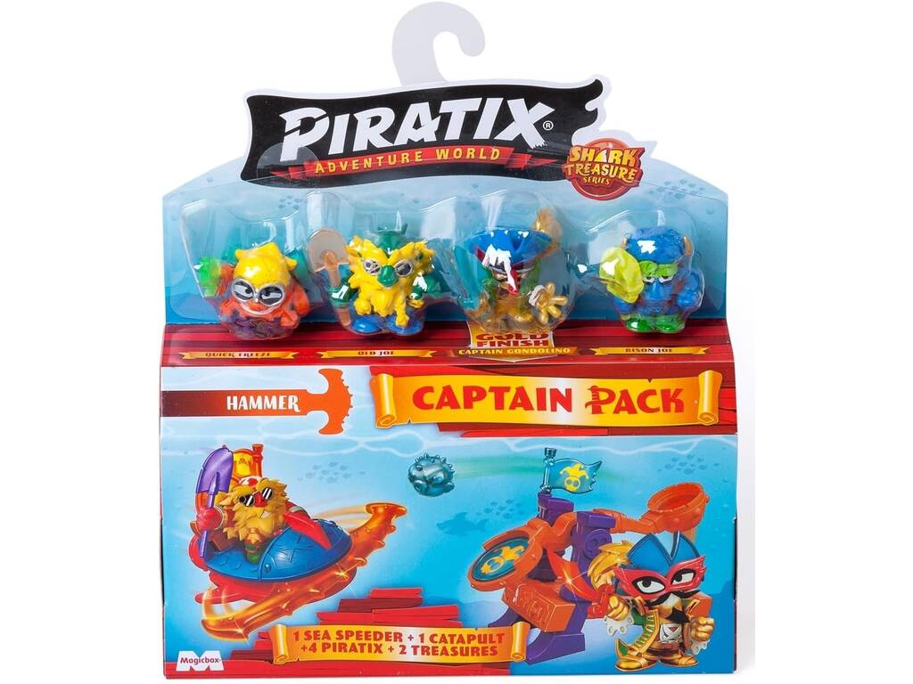 Piratix Requin Trésor Capitaine Pack Boîte Magique PPX2B616IN00