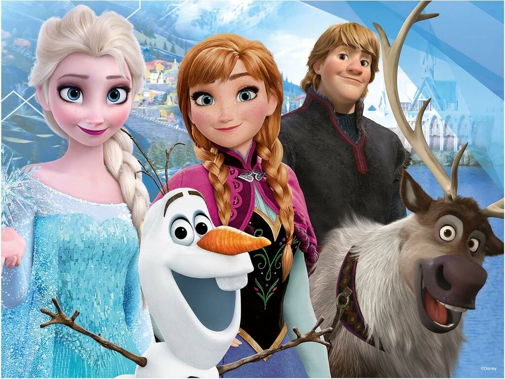 Puzzle Frozen 3D Lenticular mit 200 Teilen