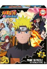 Puzzle 300 Prime 3D Lenticular Naruto Educa 20048