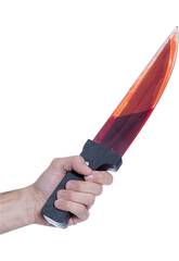 Cuchillo Psycho con Sangre 40 cm. Rubies S7741