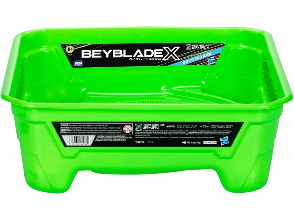 Beyblade X Beystadium Verde de 15x39x39 cm