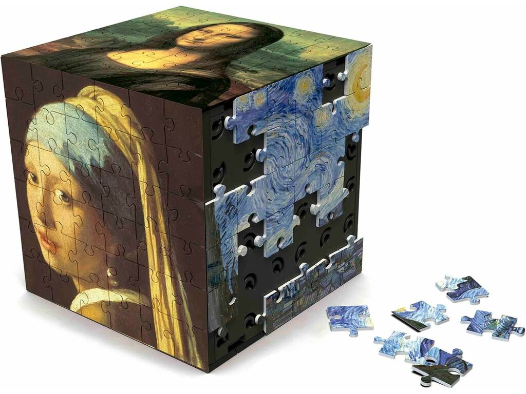 Puzzle 3D Cube Arte 6 em 1 Educa 20123