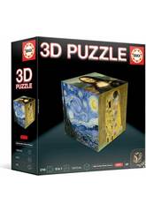 Puzzle 3D Cube Arte 6 en 1 Educa 20123