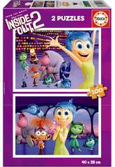 Puzzle 2x100 Inside Out 2 Educa 20100