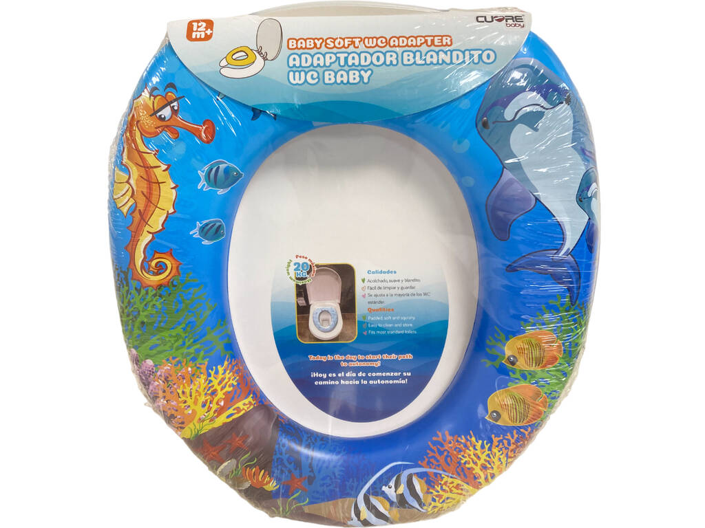 Adaptateur souple pour toilettes modèle Ocean