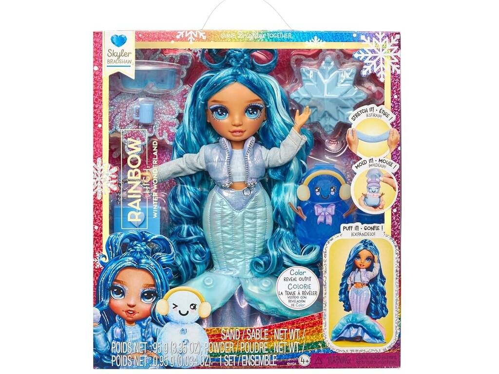 Rainbow High Winter Wonderland Muñeca Skyler Bradshaw