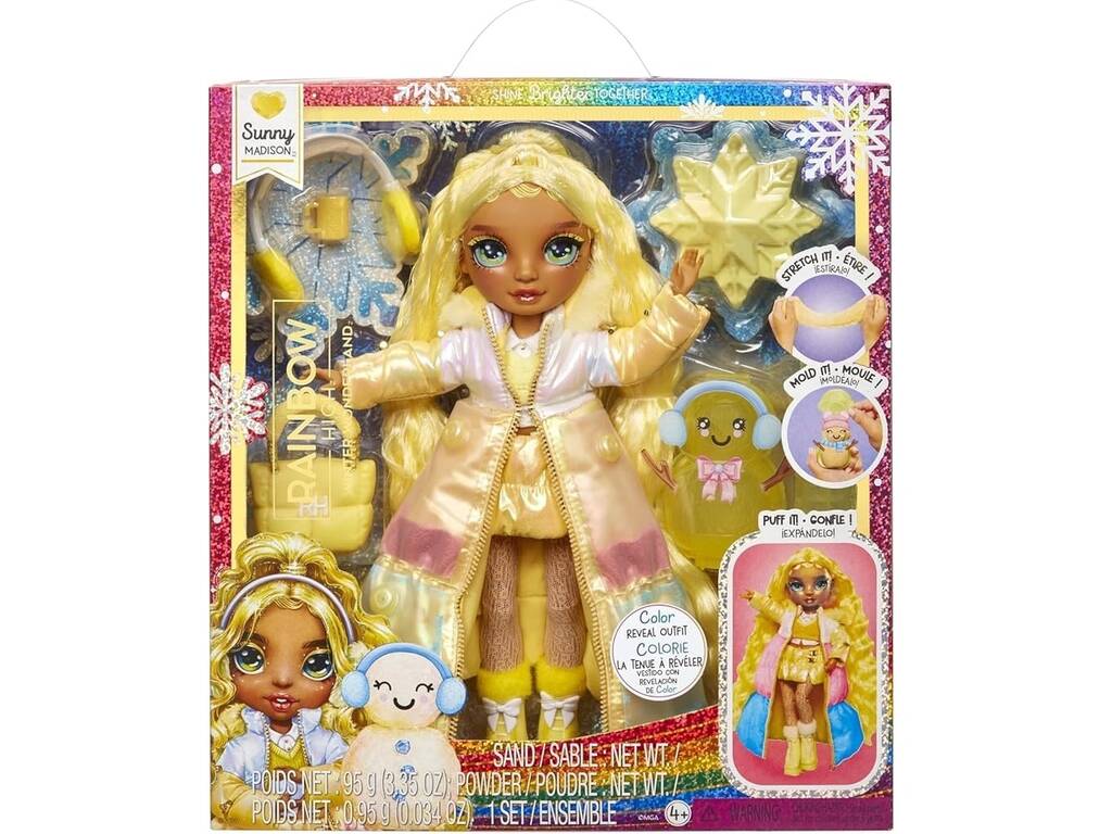 Rainbow High Winter Wonderland Boneca Sunny Madison