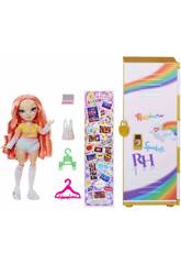 Rainbow High Taquilla Personalizable con Muñeca Pinkly Paige y Accesorios