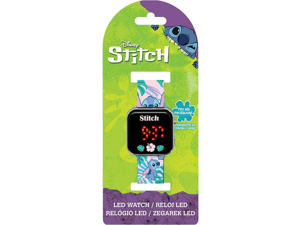 Horloge LED pour enfants Stitch LAS4091