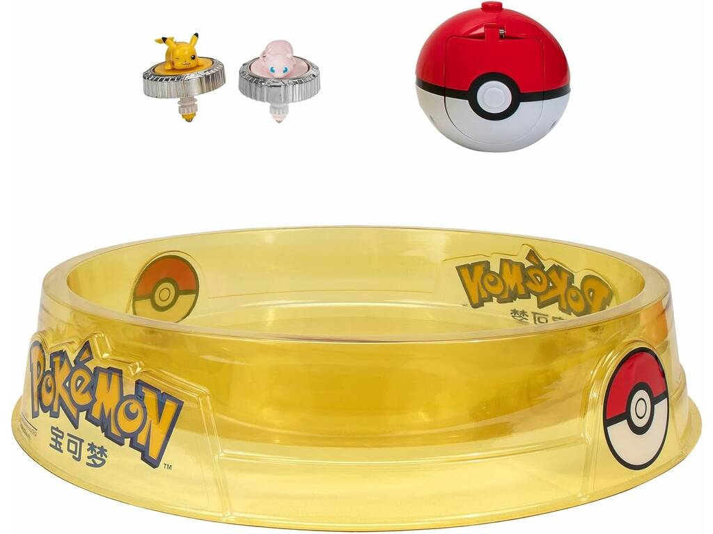 Pokémon Battle Spinner Arena Set avec Pikachu et Mew Bizak 63224403