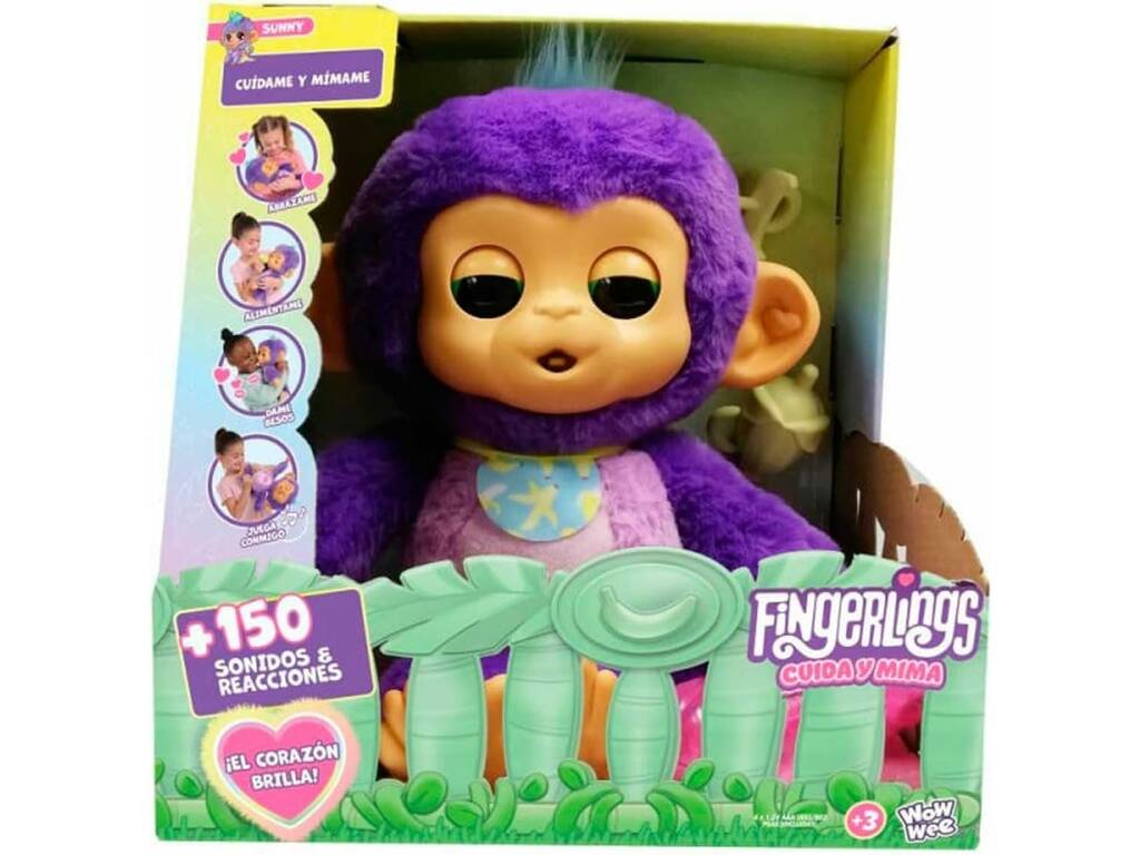 Fingerlings Cuida y Mima Mascota Interactiva Sunny