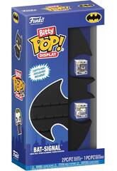 Funko Pop Bitty Batman Display Bat-Signal con 2 figure esclusive 81290